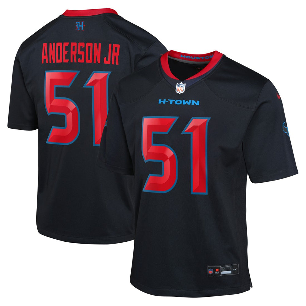 Will Anderson Jr. Houston Texans Youth Game Jersey Navy | Nike for Sale