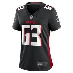 Chris Lindstrom Atlanta Falcons Women's Team Game Jersey Black | Nike for Sale