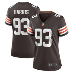 Shelby Harris Cleveland Browns Women's Team Game Jersey Brown | Nike for Sale