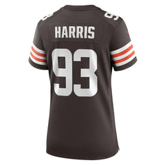 Shelby Harris Cleveland Browns Women's Team Game Jersey Brown | Nike for Sale