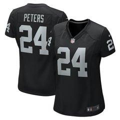 Marcus Peters Las Vegas Raiders Women's Team Game Jersey Black | Nike for Sale