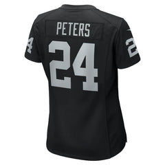 Marcus Peters Las Vegas Raiders Women's Team Game Jersey Black | Nike for Sale