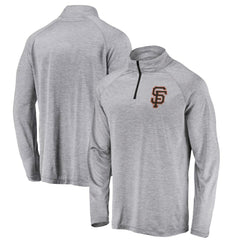 San Francisco Giants Profile Big & Tall Raglan Quarter-Zip Top - MLB