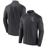 Chicago White Sox Profile Big & Tall Raglan Quarter-Zip Top - MLB