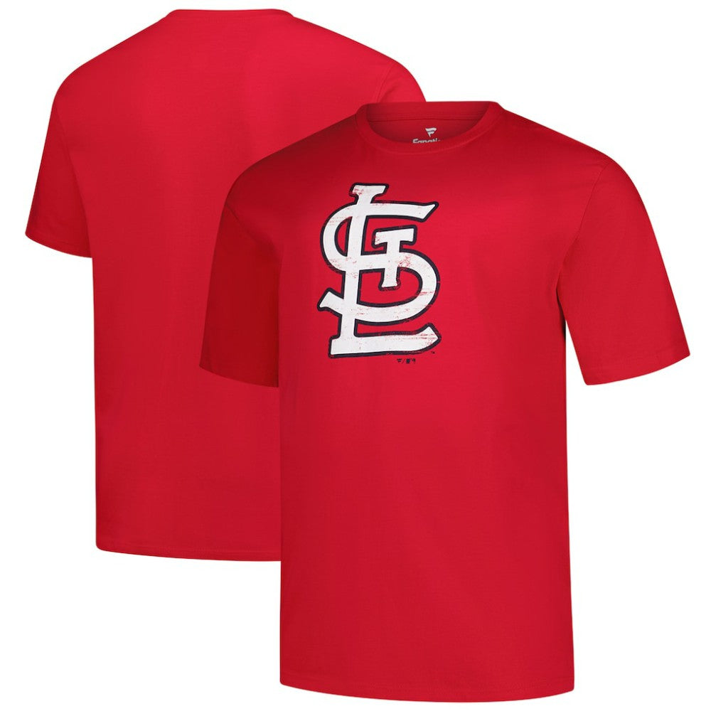 St. Louis Cardinals Profile Big & Tall Weathered Logo T-Shirt - MLB