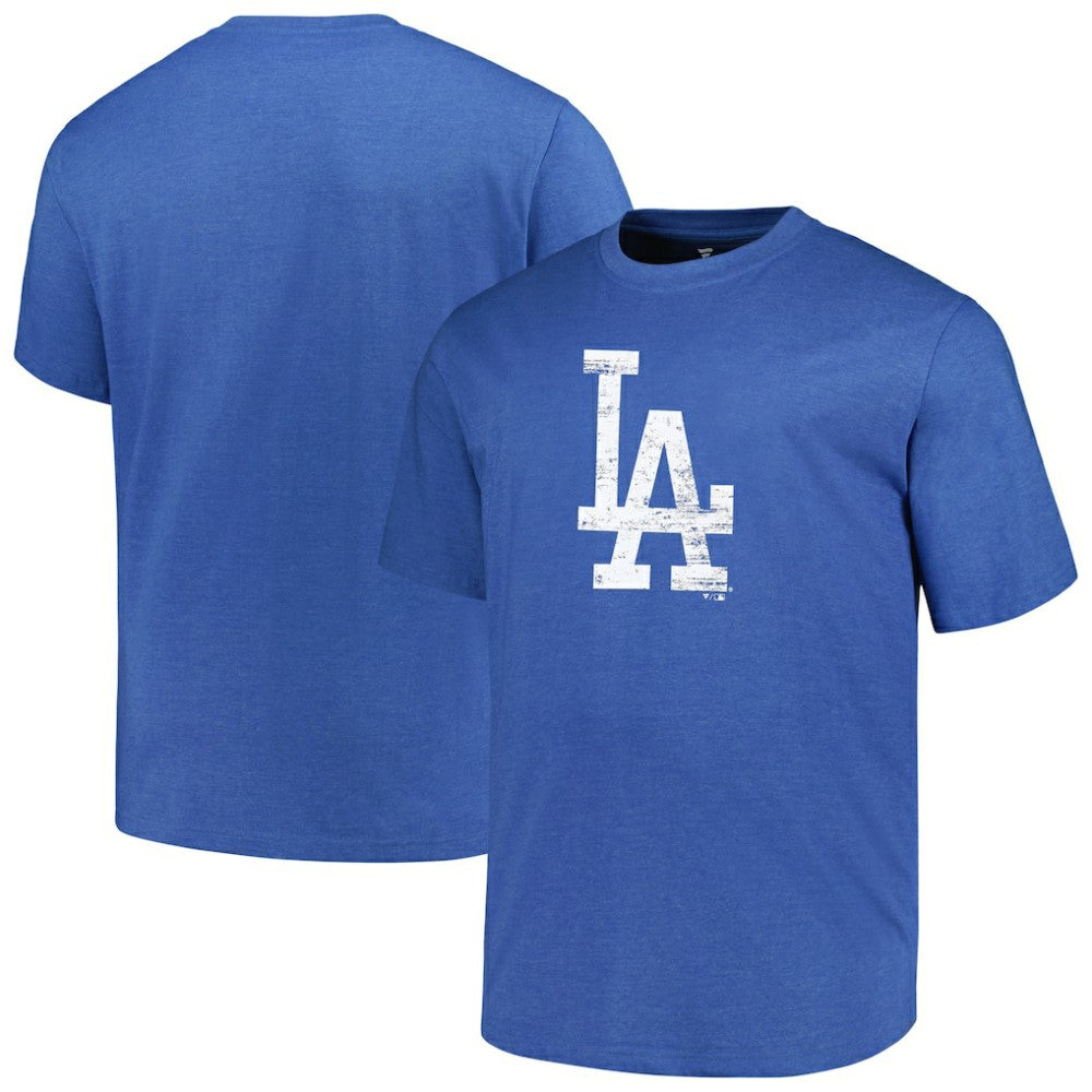 Los Angeles Dodgers Profile Big & Tall Weathered Logo T-Shirt - MLB