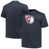 Cleveland Guardians Profile Big & Tall Weathered Logo T-Shirt - MLB
