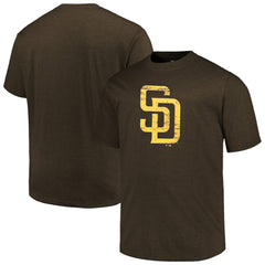 San Diego Padres Profile Big & Tall Weathered Logo T-Shirt - MLB