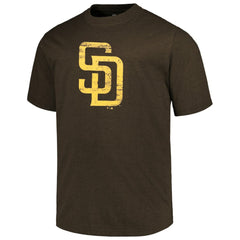 San Diego Padres Profile Big & Tall Weathered Logo T-Shirt - MLB