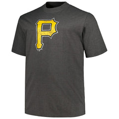 Pittsburgh Pirates Profile Big & Tall Weathered Logo T-Shirt - MLB
