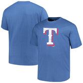 Texas Rangers Profile Big & Tall Weathered Logo T-Shirt - MLB