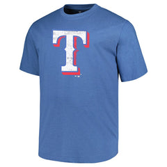 Texas Rangers Profile Big & Tall Weathered Logo T-Shirt - MLB