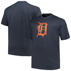 Detroit Tigers Profile Big & Tall Weathered Logo T-Shirt - MLB