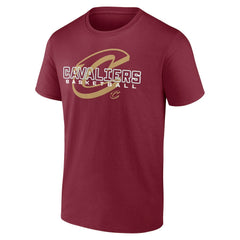 Cleveland Cavaliers Stellar Personalized Name & Number T-Shirt Wine - NBA