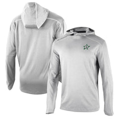 Dallas Stars Columbia Omni-Wick Shotgun Long Sleeve Hoodie T-Shirt - Gray - NHL