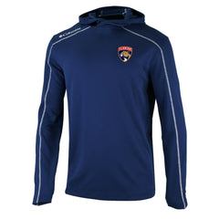 Florida Panthers Columbia Omni-Wick Shotgun Long Sleeve Hoodie T-Shirt - Navy - NHL