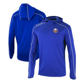 New York Islanders Columbia Omni-Wick Shotgun Long Sleeve Hoodie T-Shirt - Blue - NHL