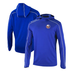 New York Islanders Columbia Omni-Wick Shotgun Long Sleeve Hoodie T-Shirt - Blue - NHL