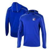 New York Rangers Columbia Omni-Wick Shotgun Long Sleeve Hoodie T-Shirt - Blue - NHL