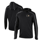 Philadelphia Flyers Columbia Omni-Wick Shotgun Long Sleeve Hoodie T-Shirt - Black - NHL