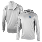 Seattle Kraken Columbia Omni-Wick Shotgun Long Sleeve Hoodie T-Shirt - Gray - NHL