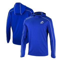 Tampa Bay Lightning Columbia Omni-Wick Shotgun Long Sleeve Hoodie T-Shirt - Blue - NHL