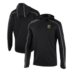 Vegas Golden Knights Columbia Omni-Wick Shotgun Long Sleeve Hoodie T-Shirt - Black - NHL