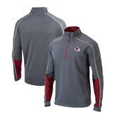 Colorado Avalanche Columbia Omni-Wick Shotgun 2.0 Quarter-Zip Pullover Top - Gray/Purple - NHL