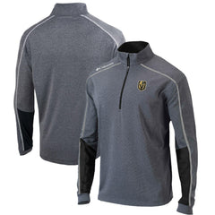 Vegas Golden Knights Columbia Omni-Wick Shotgun 2.0 Quarter-Zip Pullover Top - Gray/Black - NHL