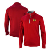 Chicago Blackhawks Columbia Omni-Wick Wickhams Hills Half-Zip Pullover Top - Red - NHL