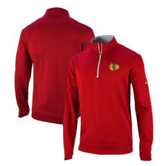 Chicago Blackhawks Columbia Omni-Wick Wickhams Hills Half-Zip Pullover Top - Red - NHL