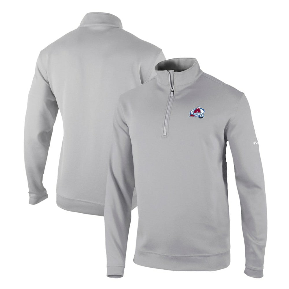 Colorado Avalanche Columbia Omni-Wick Wickhams Hills Half-Zip Pullover Top - Gray - NHL