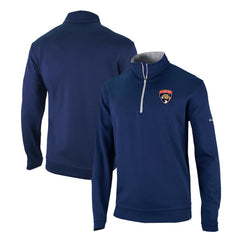 Florida Panthers Columbia Omni-Wick Wickhams Hills Half-Zip Pullover Top - Navy - NHL