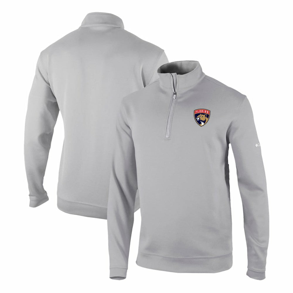 Florida Panthers Columbia Omni-Wick Wickhams Hills Half-Zip Pullover Top - Gray - NHL