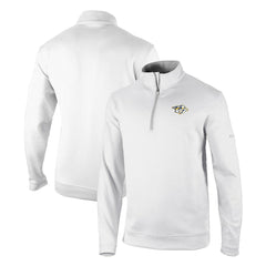 Nashville Predators Columbia Omni-Wick Wickhams Hills Half-Zip Pullover Top - White - NHL