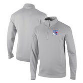 New York Rangers Columbia Omni-Wick Wickhams Hills Half-Zip Pullover Top - Gray - NHL