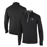Philadelphia Flyers Columbia Omni-Wick Wickhams Hills Half-Zip Pullover Top - Black - NHL