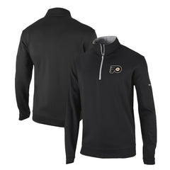 Philadelphia Flyers Columbia Omni-Wick Wickhams Hills Half-Zip Pullover Top - Black - NHL