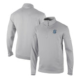 Seattle Kraken Columbia Omni-Wick Wickhams Hills Half-Zip Pullover Top - Gray - NHL
