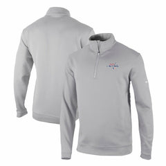 Washington Capitals Columbia Omni-Wick Wickhams Hills Half-Zip Pullover Top - Gray - NHL
