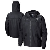 Los Angeles Kings Columbia Oroville Creek Lightweight Full-Zip Windbreaker Jacket - Black - NHL
