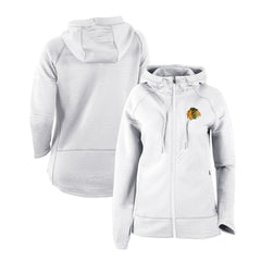 Chicago Blackhawks Columbia Women's Omni-Wick Pack It Up Full-Zip Jacket - White - NHL