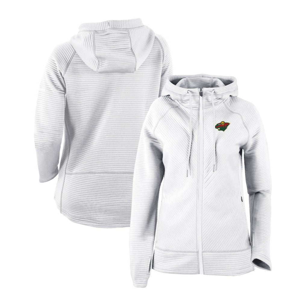 Minnesota Wild Columbia Women's Omni-Wick Pack It Up Full-Zip Jacket - White - NHL