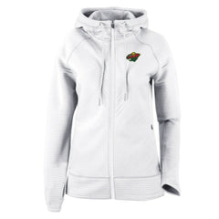 Minnesota Wild Columbia Women's Omni-Wick Pack It Up Full-Zip Jacket - White - NHL