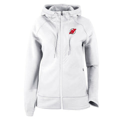 New Jersey Devils Columbia Women's Omni-Wick Pack It Up Full-Zip Jacket - White - NHL