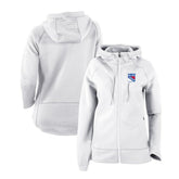 New York Rangers Columbia Women's Omni-Wick Pack It Up Full-Zip Jacket - White - NHL