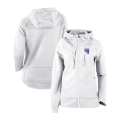 New York Rangers Columbia Women's Omni-Wick Pack It Up Full-Zip Jacket - White - NHL