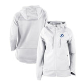 Tampa Bay Lightning Columbia Women's Omni-Wick Pack It Up Full-Zip Jacket - White - NHL