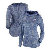 Colorado Avalanche Columbia Women's Omni-Wick Sunday Ball Pullover Hoodie - Navy - NHL