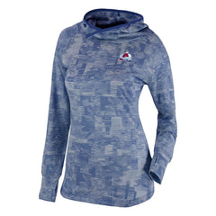 Colorado Avalanche Columbia Women's Omni-Wick Sunday Ball Pullover Hoodie - Navy - NHL